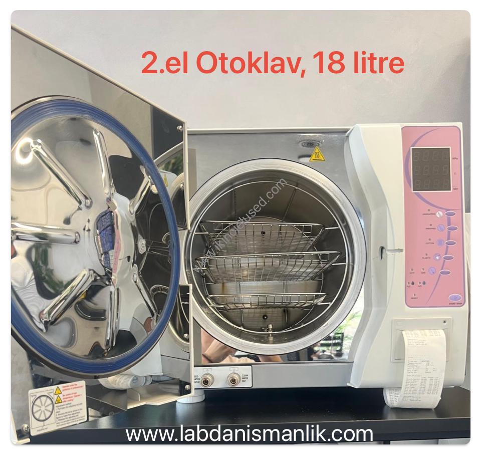 2.el Otoklav, 18 litre, SUN-II B Sınıfı Otoklav