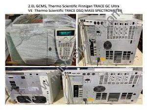 2.EL GCMS, Thermo Scientific Finnigan TRACE GC Ultra VE Thermo Scientific TRACE DSQ MASS SPECTROMETER